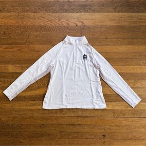 IBKUL Youth Med 7/8 Sun Protective White Long Sleeve Top